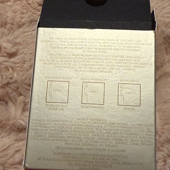 Valentino Gold Stud-Embellished Compact Face Palette - Picture 7 of 10